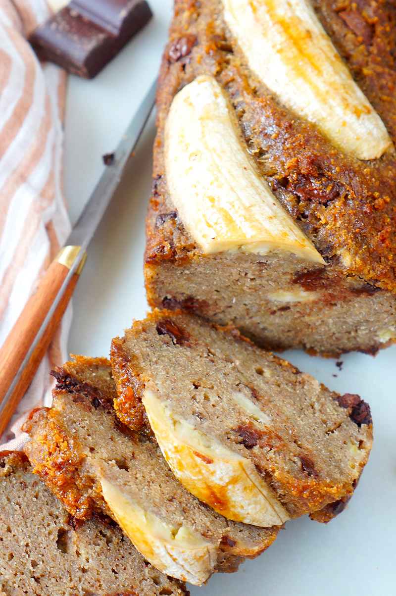 Recette de banana bread sans gluten et vegan