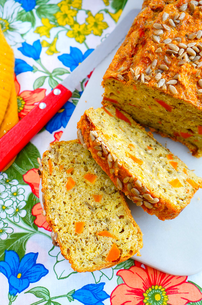 Cake façon dhal lentille carotte et curry