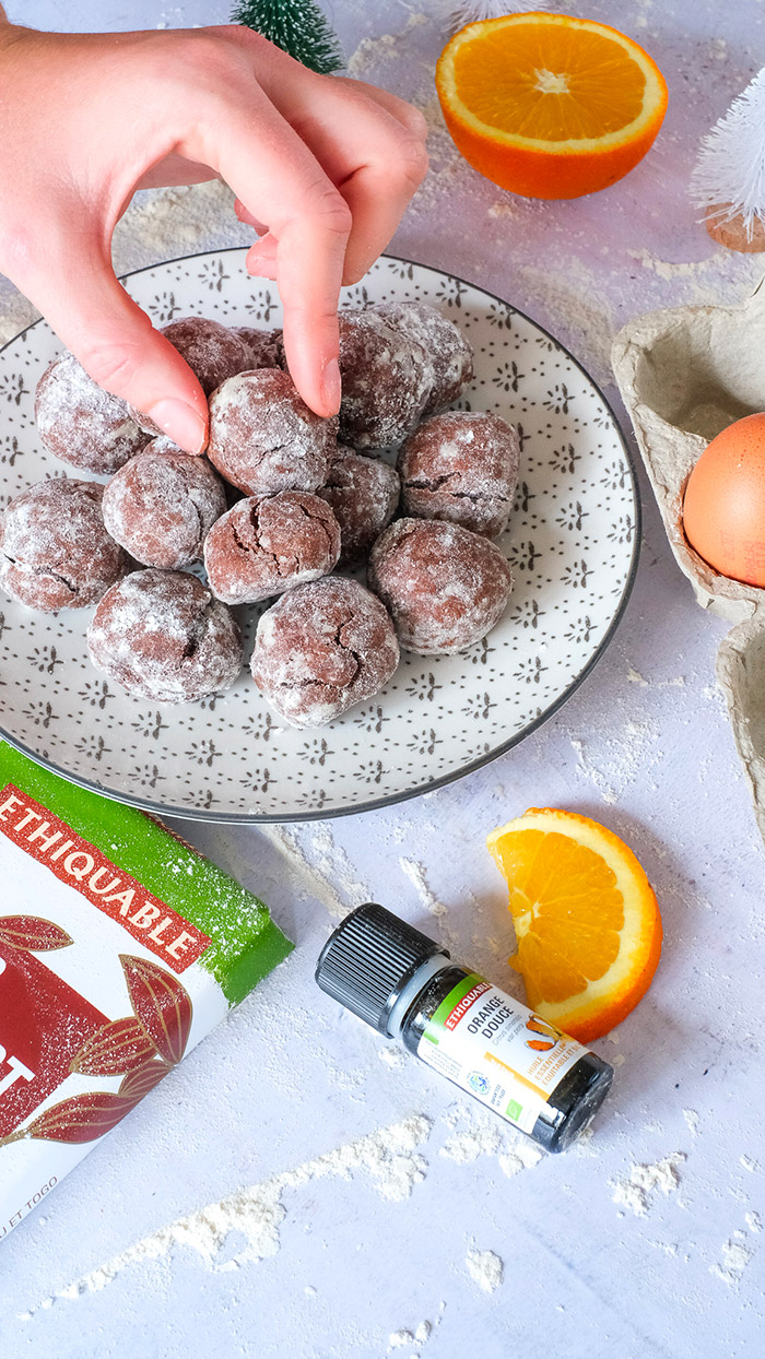 Crinckles chocolat et orange