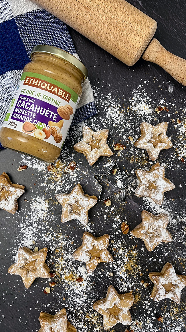Sablés purée cacahuète amande cajou noisette Sablés purée cacahuète amande cajou noisette