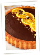 Tarte chocolat &orange