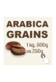 café arabica en grains bio et équitable