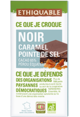 chocolat noir caramel pointe de sel equitable bio ethiquable france
