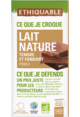 Chocolat au lait nature