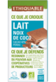 Chocolat au lait noix de coco