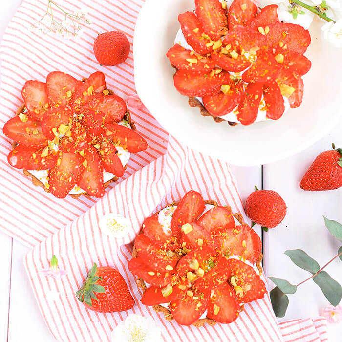 Recette tartelettes aux fraises