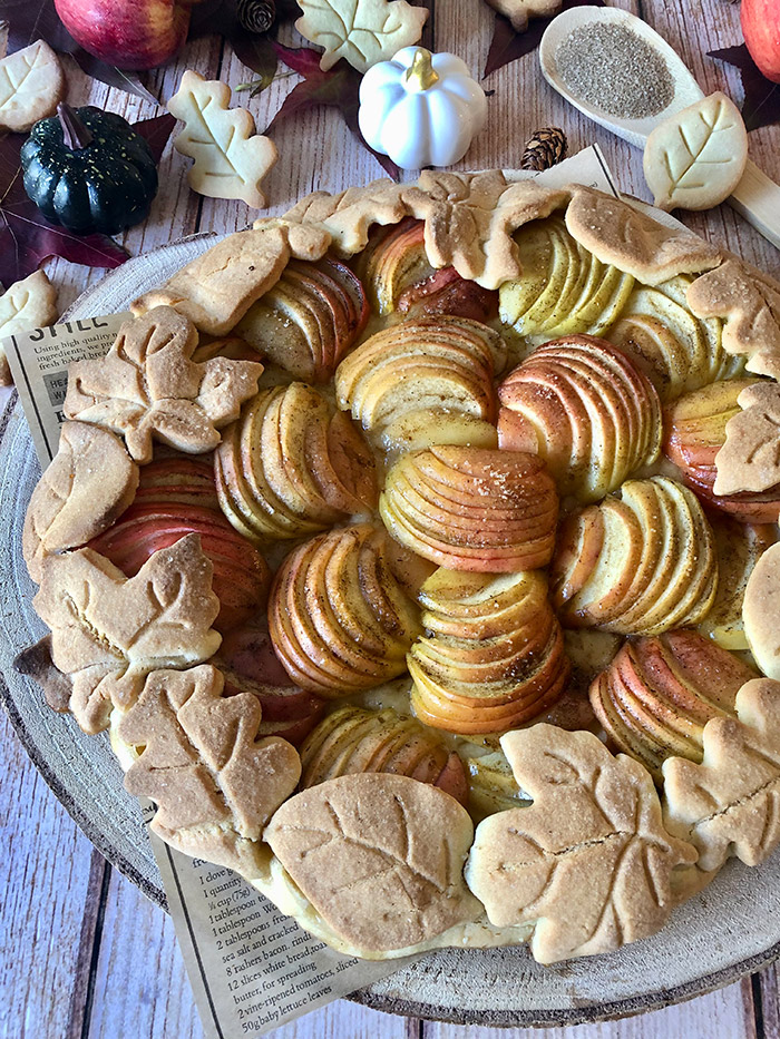 Tarte aux pommes et épices