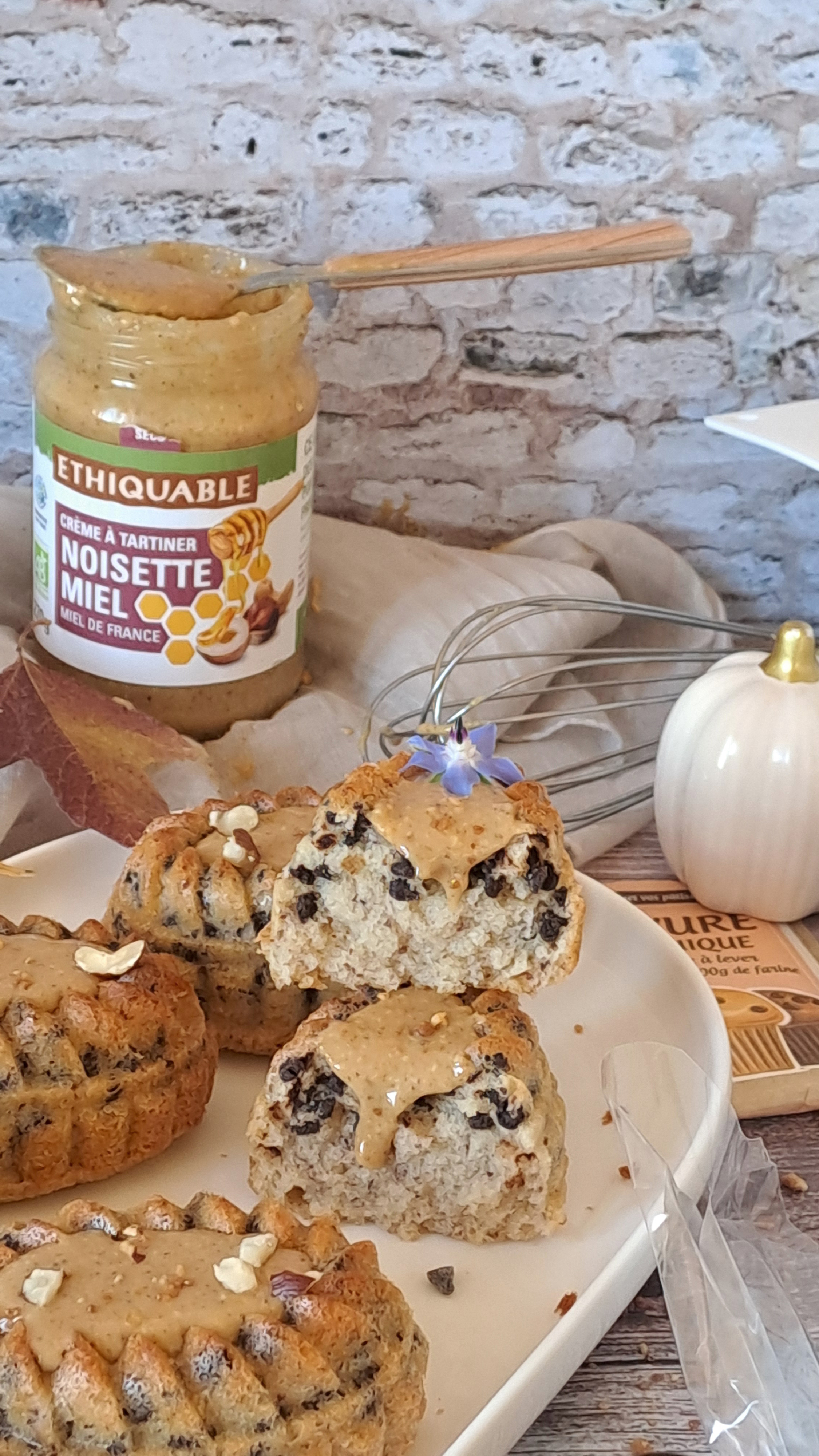 Tigrés noisettes, chocolat et miel